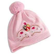 Disney Store Princess Knit Hat Jasmine Ariel Rapunzel Pink Size XS/S 2016 - £15.94 GBP