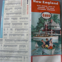 Esso New England with special maps of Hartford, New Haven, Providence an... - $15.00