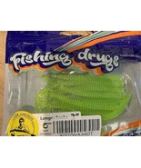 Fishing Lure Soft Plastic Lure 3&quot; Bait Chartreuse Longer Snake Ribbon Ta... - $12.99 CAD