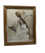 RARE Margaret Kane &quot;Three Sisters&quot; &quot;Lost in Day Dreams&quot; Print 16x13x.5 F... - $139.90