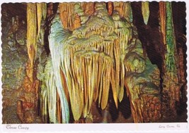 Postcard Throne Canopy Luray Caverns Virginia - £2.32 GBP