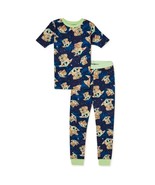 NWT Sz 8 Star Wars Baby Yoda Kids Pajama Set Short Sleeve Top Pants Boys... - £11.26 GBP