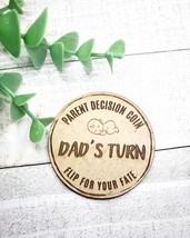 New parent decision flip coin- Baby shower gift- parent decision coin- n... - $8.55