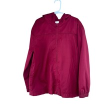 Gymboree Red Windbreaker Rain Jacket Size M (7-8) Spring Fall Summer - £14.77 GBP