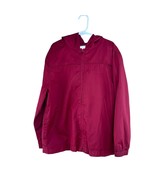 Gymboree Red Windbreaker Rain Jacket Size M (7-8) Spring Fall Summer - $25.61 CAD