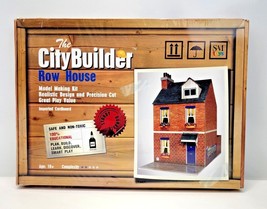 Model Railroad Row House Cardboard Model Making Kit O Scale CityBuilder Village  - £35.44 GBP