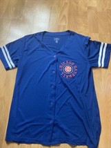 Womens Genuine Merchandise Chicago Cubs Jersey Size Large Campus Lifestyle - £15.78 GBP
