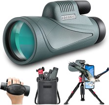 12X56 Hd Monocular Telescope High Powered For Adults With Smartphone, Concert - £91.18 GBP