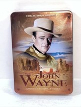 John Wayne Collector&#39;s Edition America&#39;s Legendary Hero 4 Disc DVD Tin Box Set - £11.16 GBP