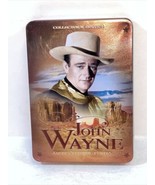 John Wayne Collector&#39;s Edition America&#39;s Legendary Hero 4 Disc DVD Tin B... - £11.12 GBP