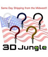 Utility Screw Mount Cup Hooks Hanger  2 1/8&quot; inch Steel with PVC Coating - $6.19+