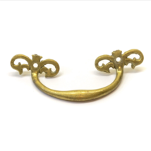 Antique Mid-Century Victorian Solid Brass Drawer Cabine Handle Pull 3 1/2&quot; - $7.43