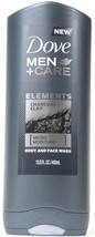 Dove Men Care Elements Charcoal Clay Micro Moisture Body And Face Wash 13.5 Oz - £14.15 GBP