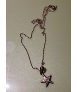 Sterling Silver Abalone Shell / Starfish Pendant W/ 20” Chain - $35.00