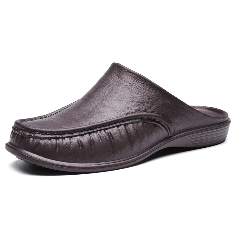 Men&#39;s Slippers EVA Slip on Flats Shoes Walking Shoes Men Half Slipper Comfortabl - £26.48 GBP