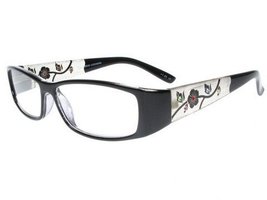 GL2038BLK GoodLookrs +2.5 Botanic Black Reading Glasses - £12.64 GBP