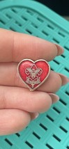 BSA Be Prepared Vintage Red Heart Copper Lapel Pin - Boy Scouts Of Ameri... - $7.00