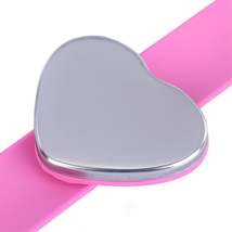 Heart-Shaped Magnetic Wrist Pin Cushion, Pink Magnetic Wrist Sewing Pincushion,  - £12.79 GBP