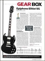 Epiphone Elitist SG + Ovation Elite 1778T-S guitar review 2003 article print - £3.32 GBP