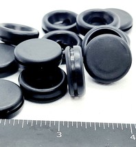 5/8&quot; Solid Rubber Grommet Panel Plug for 1/16” Thick Walls Covers 3/4&quot; OD - £8.43 GBP+