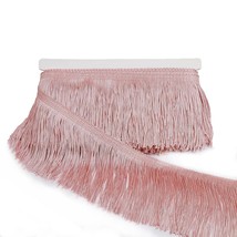 Chainette Fringe Trim 5 Yard X 4 Inches Fabric Trims Tassel Sewing For D... - £18.87 GBP