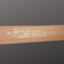 Great American Belt Company Snake Print Belt Size 32 image 2