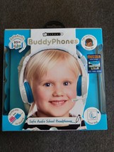 BuddyPhones - School+ Wired On-Ear Headphones - Blue ***NEW*** - £22.51 GBP