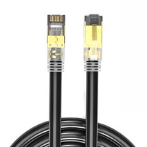 Cat8 Ethernet Cable 50Ft 40Gbps 2000Mhz S/Ftp 23Awg Waterproof Uv Resist... - £61.69 GBP
