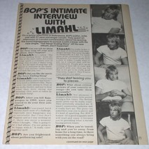 LIMAHL Kaja GooGoo BOP Magazine Photo Article 1985 - $19.99