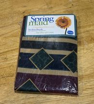 Vintage Springmaid Amalfi Set of 2 Standard Pillowcases Burgundy 180 Per... - $27.73 CAD