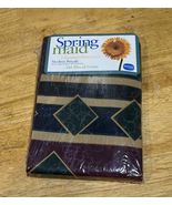 Vintage Springmaid Amalfi Set of 2 Standard Pillowcases Burgundy 180 Per... - $361.21 MXN