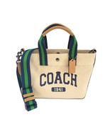 Coach CBK29 Canvas 20 C Graphic Tote Small Handbag Natural Multi - $209.34 CAD