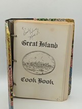 Great Island COOKBOOK New Castle New Hampshire 1980 13th Ed. Inscribe Fabric Cvr - £13.19 GBP
