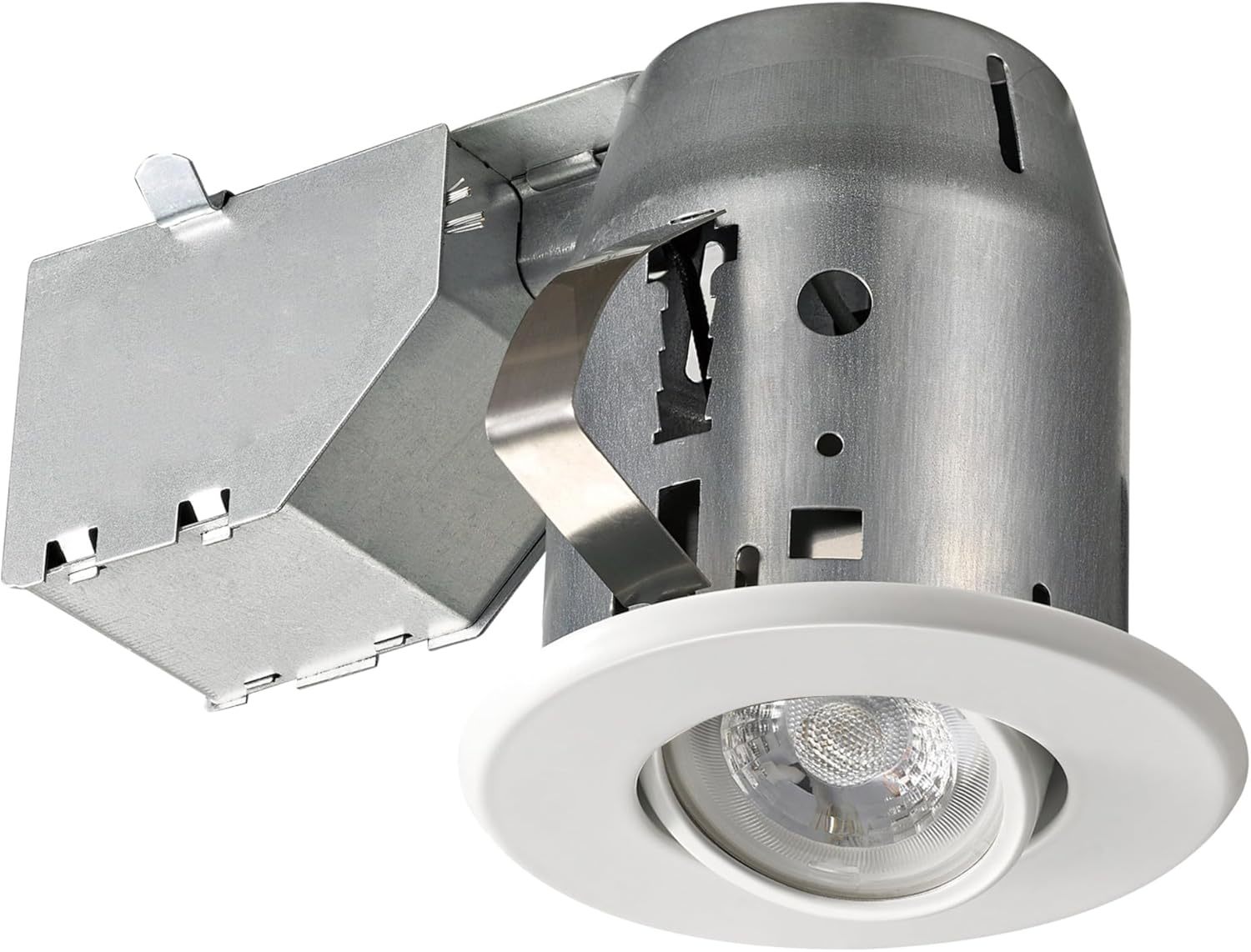 Globe Electric 90679 3&quot; Swivel Round Trim Recessed Lighting, Bulb Not In... - $26.99