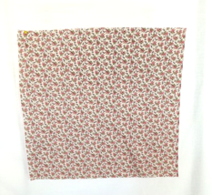 New Jo-Ann&#39;s Fabric Fat Quarter Red Roses Cotton 21 in x 19in Crafts Quilt Sew - £4.65 GBP