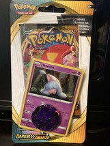 Pokemon Darkness Ablaze Hatenna Blister Pack Factory Sealed Booster Coin... - £14.94 GBP