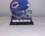 Chicago Bears NFL Football Helmet Cut Out Cutout Display on Stand - $19.99