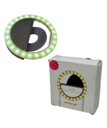 Selfie LED Clip On Mini Portable Ring Light Desk For PC iPhone Video Camera - $14.71 CAD