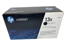 New Sealed Genuine HP 13X  Q2613X High Yield Black Toner Cartridge - $42.99