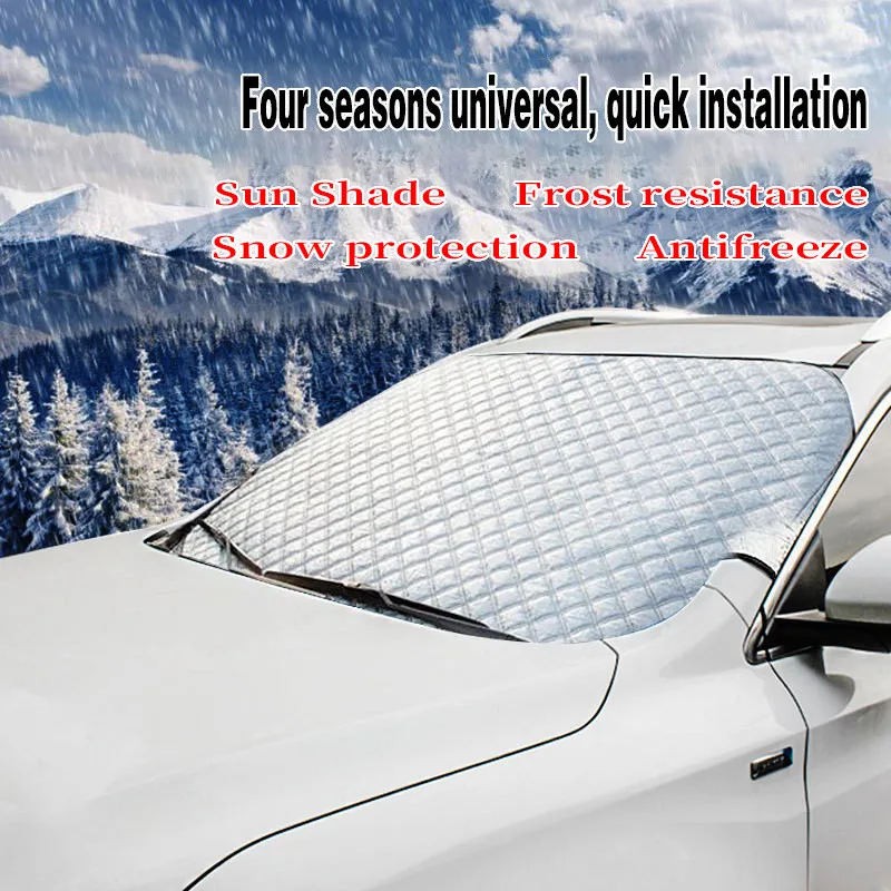 Car Covers Car Windscreen Cover Anti Snow Frost Ice Windshield Dust Protector - £10.35 GBP