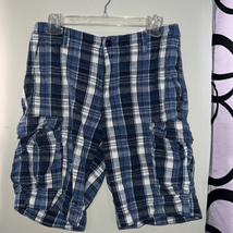 Tommy Hilfiger plaid cargo shorts, size 29 - £10.02 GBP