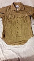 USMC US MARINES CORPS KHAKI SHADE 2122 QUARTER SLEEVE DRESS UNIFORM SHIR... - $405.28 MXN