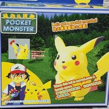 VTG Pikachu Toy Pocket Monster Tomy Pokemon Figure Made In China NIB New Puramon - £27.06 GBP