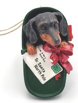 Danbury Mint Delightful Dachshund Christmas Ornaments Elf Mailbox Pail 2004 D3 - £35.25 GBP