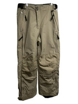 Boardwear Black Dot Cargo Khaki Snowboard Ski Snow Pants Small Waterproo... - £46.59 GBP
