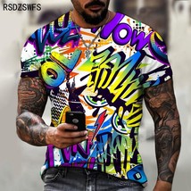 Graffiti Pattern T Shirt - £20.32 GBP