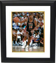Magic Johnson signed Team USA Olympic Dream Team 8X10 Photo Custom Framed (navy  - $136.95