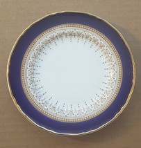 Wow! Mint! Royal Worcester Regency Blue (1) Dinner Plate Fine Bone China England - $66.82