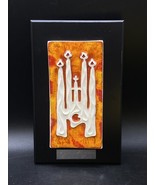 Gaudi Bas Relief Sagrada Familia Holy Family Wood &amp; Ceramic Art Barcelon... - $940.64 MXN