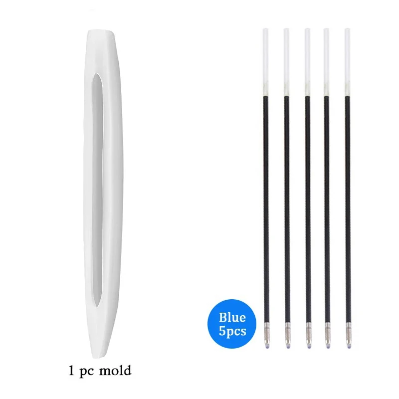 Transparent Pen Silicone Mould Set Dried Flower Resin Decorative -Bu5 Pen 2 - €3,91 EUR